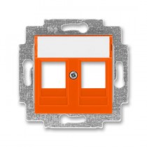 5014H-A01018 66  Kryt zásuvky komunikační, oranžová